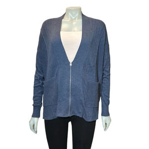 Abercrombie & Fitch Oversized  Knit Zip Up Cardigan Size Medium